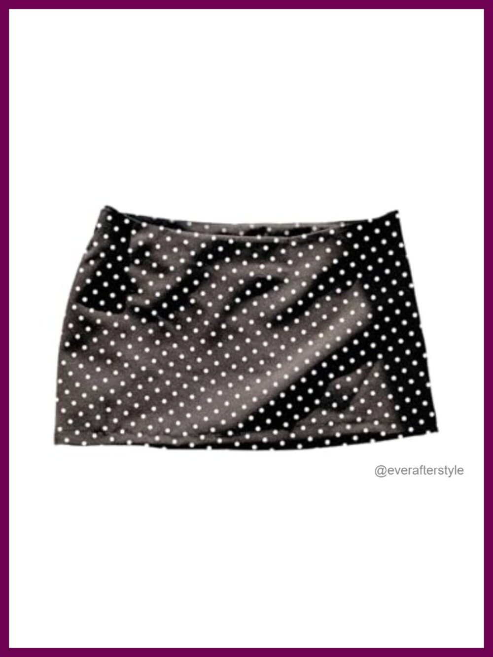 MakeMeChic Polka Dots Mini Skort Low Waisted Y2K Club Party Skirt